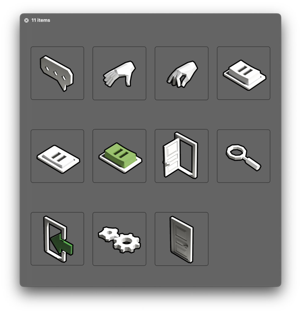 Animated icons reused icons set